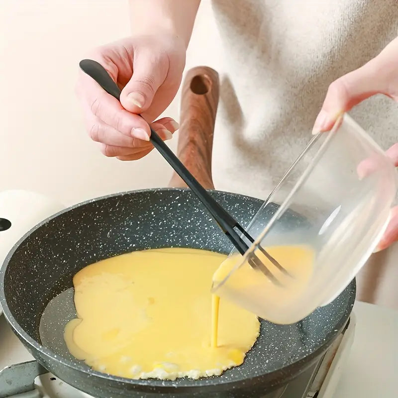 Egg Whisk With Teaspoon