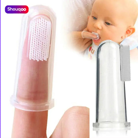 Infant Tooth Brush With Box Finger Size Teether For Kids/Baby